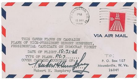 Lot #100 Dwight D. Eisenhower, Winston Churchill, and Hubert Humphrey - Image 2