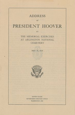 Lot #107 Herbert Hoover Program - Image 1