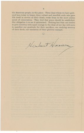 Lot #107 Herbert Hoover Program - Image 2