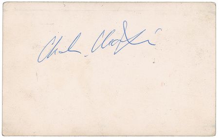 Lot #722 Charlie Chaplin Signature - Image 1