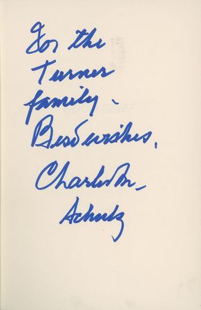 Lot #480 Charles Schulz Book - Image 1