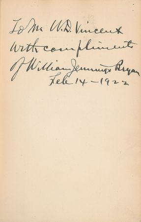 Lot #240 William Jennings Bryan - Image 1
