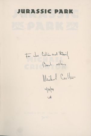 Lot #519 Michael Crichton Book - Image 1