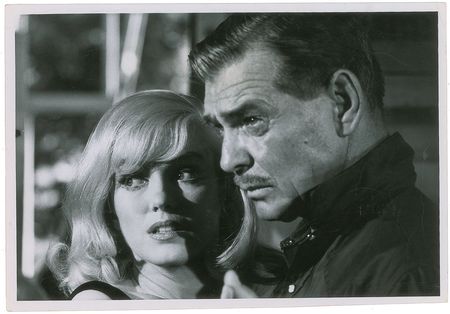Lot #760 Marilyn Monroe and Clark Gable by Inge Morath Photograph - Image 1
