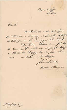 Lot #260 Joseph Hume - Image 1