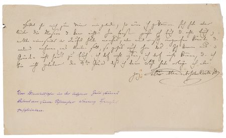 Lot #557 Felix Mendelssohn-Bartholdy Handwritten Letter Signed - Image 1