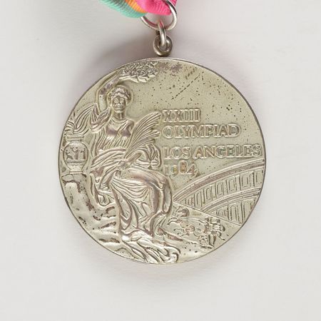 Lot #8490  Los Angeles 1984 Summer Olympics Silver Winner?s Medal - Image 1