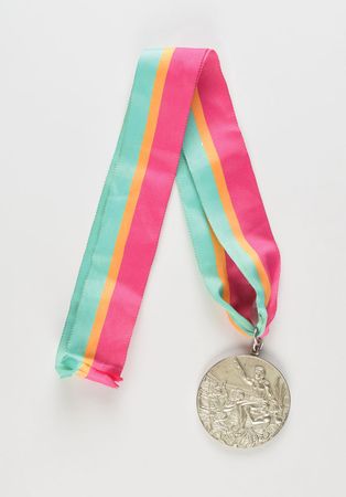 Lot #8490  Los Angeles 1984 Summer Olympics Silver Winner?s Medal - Image 3