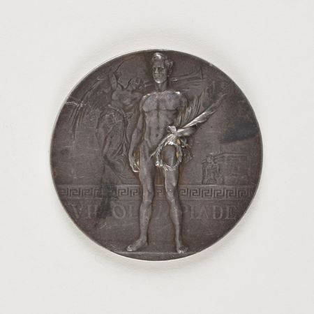 Lot #8488  Antwerp 1920 Summer Olympics Silver Winner?s Medal - Image 1