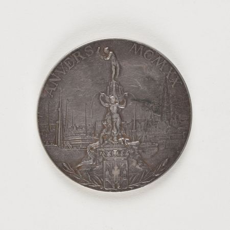 Lot #8488  Antwerp 1920 Summer Olympics Silver Winner?s Medal - Image 2