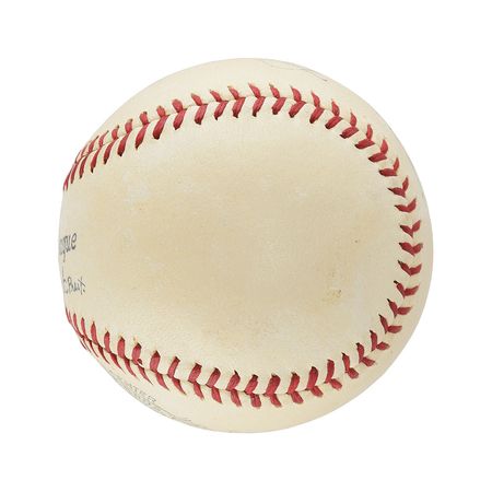 Lot #8229 Spectacular Dual Autographed Baseball  -  Ty Cobb and Honus Wagner - Image 5
