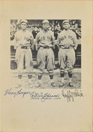 Lot #8412  Boston Red Sox Signed 