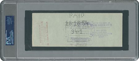 Lot #8328 Ty Cobb and Pete Rose Dual Signed Check - Image 2