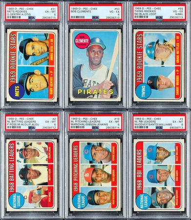Lot #8119  1969 O-Pee-Chee Baseball Complete Set (219) - Image 1