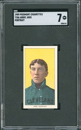 Lot #8011  1909 T206 Piedmont Addie Joss - SGC NM