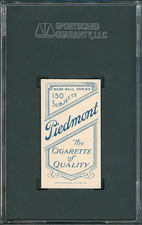 Lot #8011  1909 T206 Piedmont Addie Joss - SGC NM 7 - Image 2