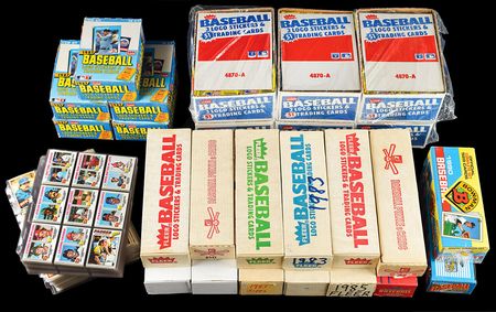 Lot #8213  1970s-90s Topps and Others Complete Sets and Unopened Material Collection (60) - Image 1