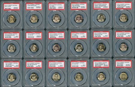 Lot #8020  1910-12 Sweet Caporal P2 Pins Hall of Famers PSA Graded Collection (26 Different) - Image 3
