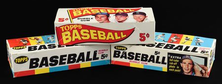 Lot #8207  1965 and 1966 Topps Empty Display Boxes (3) - Image 1