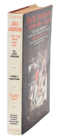 Lot #8456 Jack Johnson Signed 1927 Hardcover First Edition of 'Jack Johnson?In The Ring?And Out' - Image 2