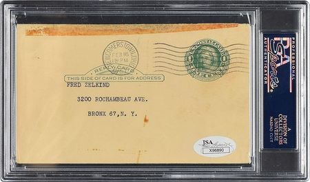 Lot #8352 Cy Young Signature - Image 2