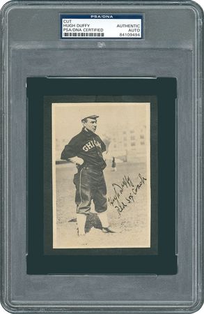 Lot #8385 Hugh Duffy Signed Photograph - Image 1