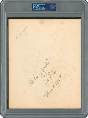 Lot #8377 Roy Campanella 1954 Signed Photograph - PSA/DNA - Image 2