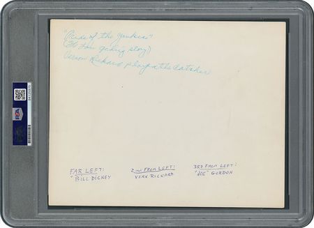 Lot #8405 Babe Ruth Signed Photograph - PSA/DNA - Image 2