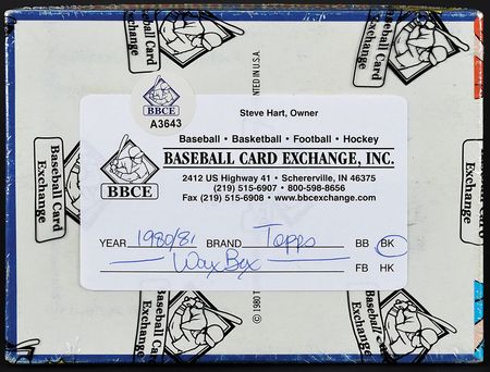 Lot #8221  1980-81 Topps Basketball Wax Box - BBCE - Image 2