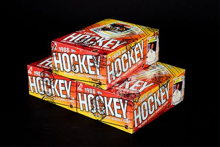 Lot #8224  1988-89 Topps Hockey Wax Boxes (3) - all BBCE - Image 1