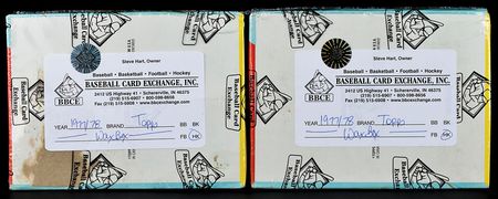 Lot #8218  1977-78 Topps Hockey Wax Boxes (2) BBCE - Image 2