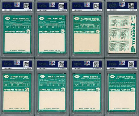 Lot #8167  1960 Topps Football HIGH GRADE Complete Set with (20) PSA Graded! - Image 2
