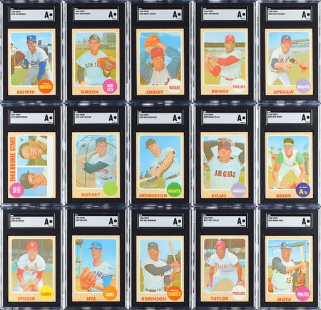 Lot #8115  1968 Topps Baseball 