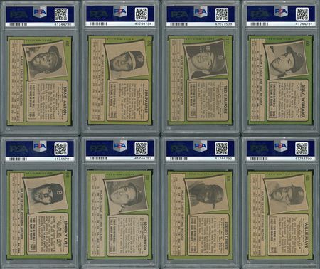 Lot #8146  1971 Topps HIGH GRADE Complete Set with PSA (15) Graded - Image 2