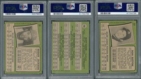 Lot #8146  1971 Topps HIGH GRADE Complete Set with PSA (15) Graded - Image 4