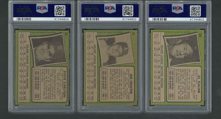 Lot #8146  1971 Topps HIGH GRADE Complete Set with PSA (15) Graded - Image 6
