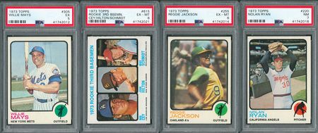 Lot #8151  1973 Topps HIGH GRADE Complete Set with (14) PSA Graded - Image 2