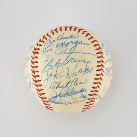Lot #8251  1956 New York Yankees World Series Champions Team Signed Baseball with 30 Signatures including Mantle! - Image 3