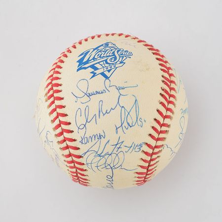 Lot #8261  1999 New York Yankees World Champions Team Signed Baseball with Jeter - Image 3