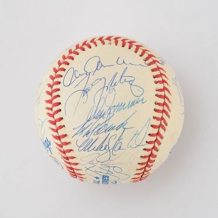 Lot #8261  1999 New York Yankees World Champions Team Signed Baseball with Jeter - Image 5