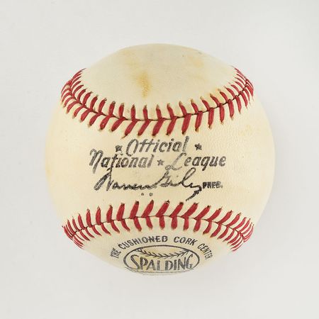 Lot #8281 Casey Stengel Single Signed Baseball - Image 2