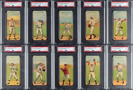 Lot #8024  1911 T201 Mecca Double Folders PSA Completely Graded Set (50) - Image 3