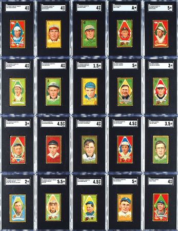Lot #8025  1911 T205 Complete SGC Fully Graded Set