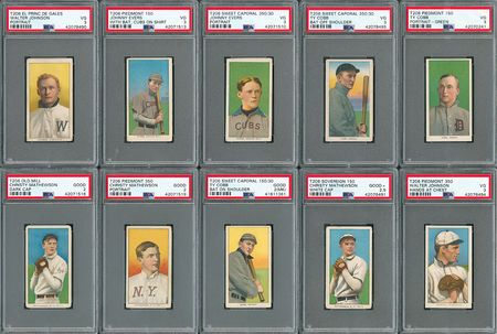 Lot #8029  1911 T206 White Border Near Complete Set with (32) PSA Graded - with Magie, Demmitt and O'Hara! - Image 1