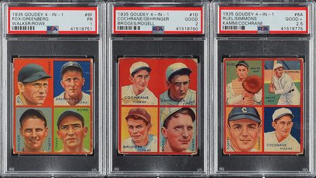 Lot #8034  1935 Goudey PSA Completely Graded Set of (36) Cards - Image 5