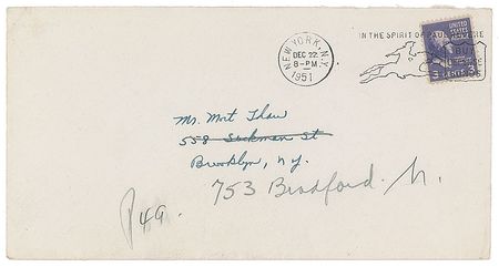 Lot #8362 Jackie Robinson 1951 Signed Handwritten Letter - Image 2