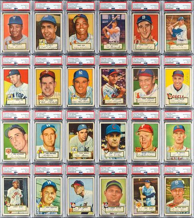 Lot #8182  1952 Topps Autographed Partial Set of (308) Cards with (22) High Numbers - Image 2
