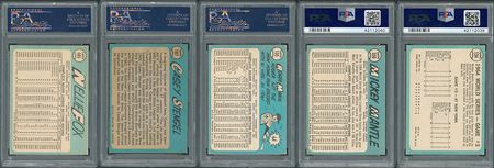 Lot #8187  1965 Topps Autographed Partial Set with (570) Cards with PSA GEM MINT 10 Mantle! - Image 2