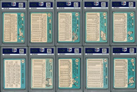 Lot #8096  1965 Topps HIGH GRADE Near Set (585/598) with (13) PSA Graded - Image 2