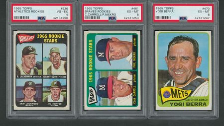 Lot #8096  1965 Topps HIGH GRADE Near Set (585/598) with (13) PSA Graded - Image 3